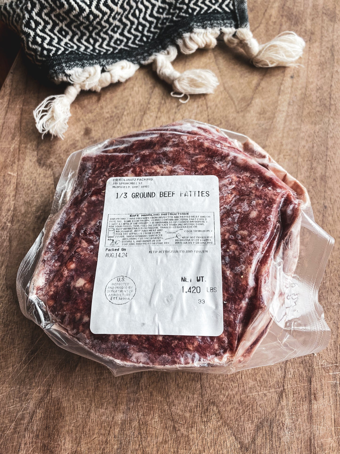 Dry-Aged Beef Patties